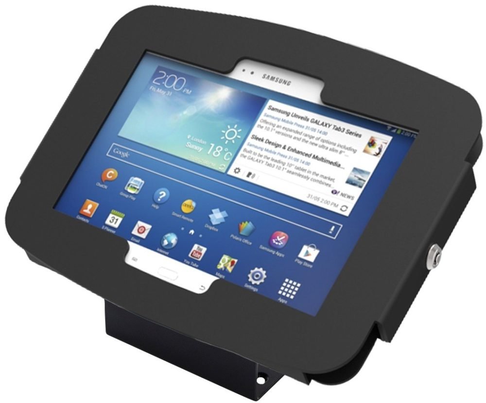 Lockable Flip-cover Samsung Galaxy Enclosure Kiosk (for Galaxy Tab 10.1/Tab Pro 10.1/Note 10.1)